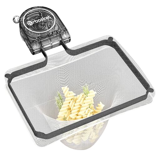Sink Drain Sieb Korb - Abnehmbares Saugbecher Sink Strainer mit 50Teiligen Netz, Spüle Spüle Lebensmittelfänger für Einfache Reinigung, Vielseitige Klappreste Filterregal von Naapesi