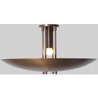 Messing Deckenleuchte Kronleuchter Semi Flush Mount Pendelleuchte von Naazdecor