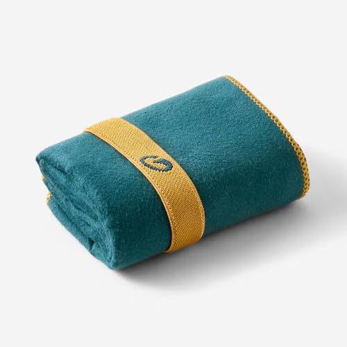 NABAIJI Mikrofaser Handtuch Größe S 39x55 cm (Waldgrün) von Nabaiji