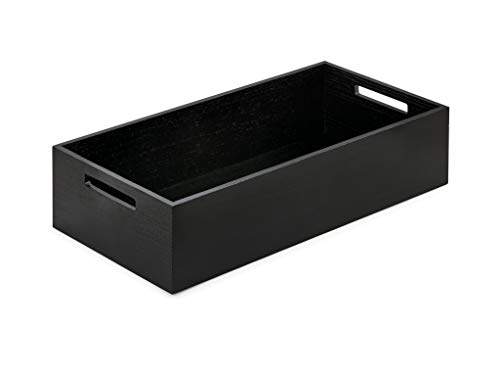 Modify Box 1 für Auszüge B 236 x T 472 x H 110 mm, Esche schwarz/Holzbox von Naber