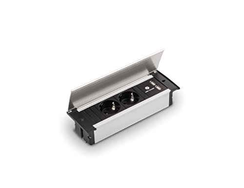 NABER Kapsa-USB, Steckdosenelement Steckdose/schwarz von Naber