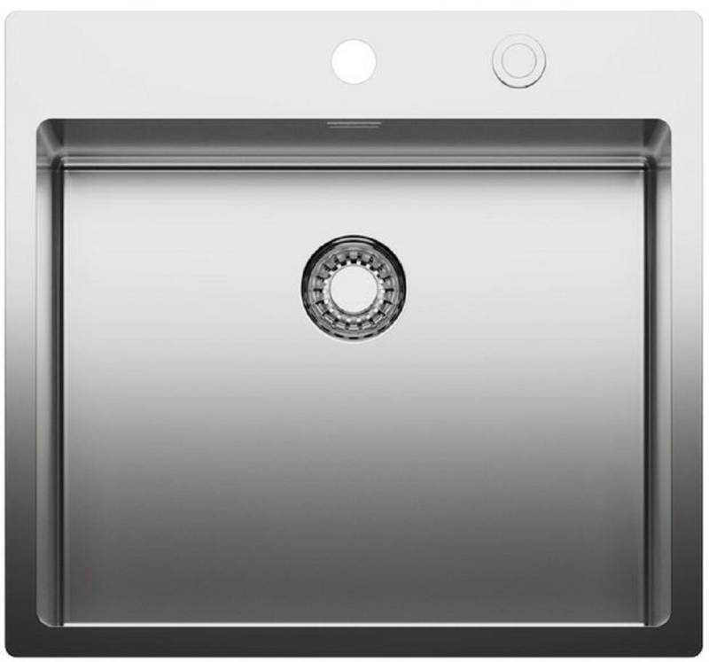 Naber Einbauspüle Einbauspüle Corno Piu Schrankbreite 60 cm PR4 Edelstahl 1013112 von Naber