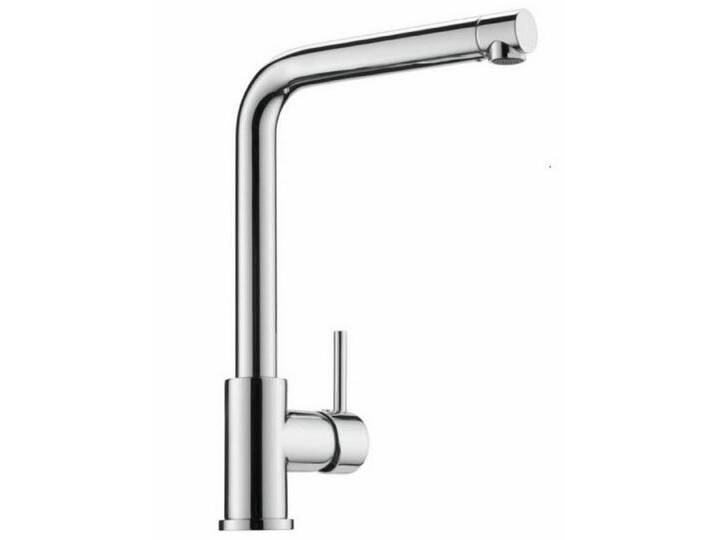 Naber Küchenarmatur Einhebelmischer Linea Arco 1 edelstahlfinish, Niederdruck 5011258, silberfarben, edelstahlfinish von Naber