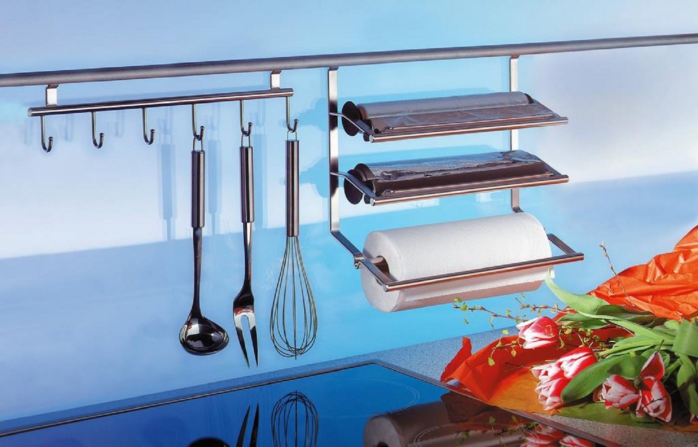Naber Küchenregal Komplett Set-1 Linero 2000, Edelstahlfarbig 8047130 von Naber