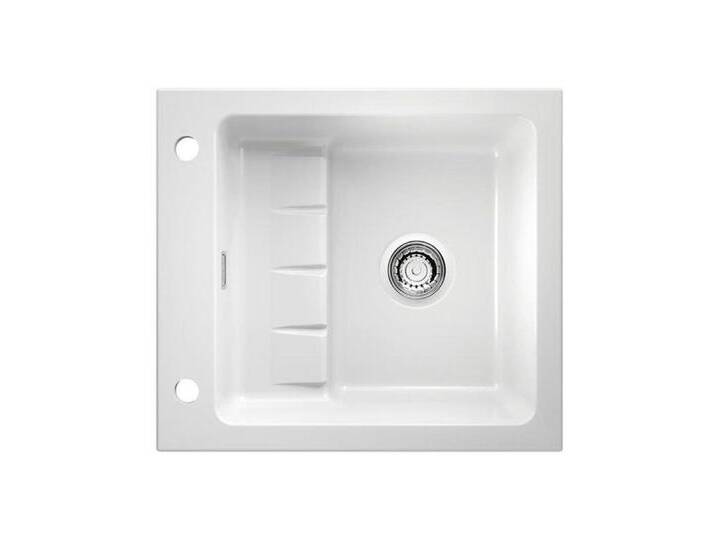 Naber Küchenspüle Einbauspüle Keramik PickUP E, 0/0 cm, weiß, Weiß von Naber