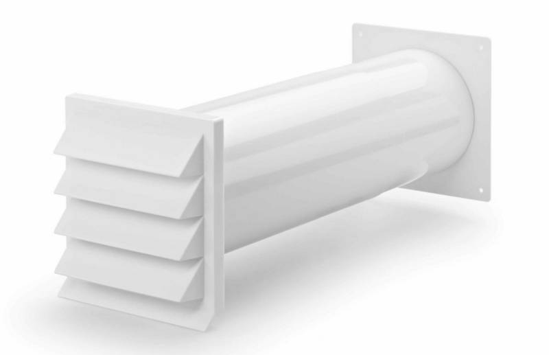Naber Lüftungsschacht Naber K-Klima-R 150 / 150 Mauerkasten, weiß Naber Lüftungsschacht Naber K-Klima-R 150 / 150 Mauerkasten, weiß von Naber