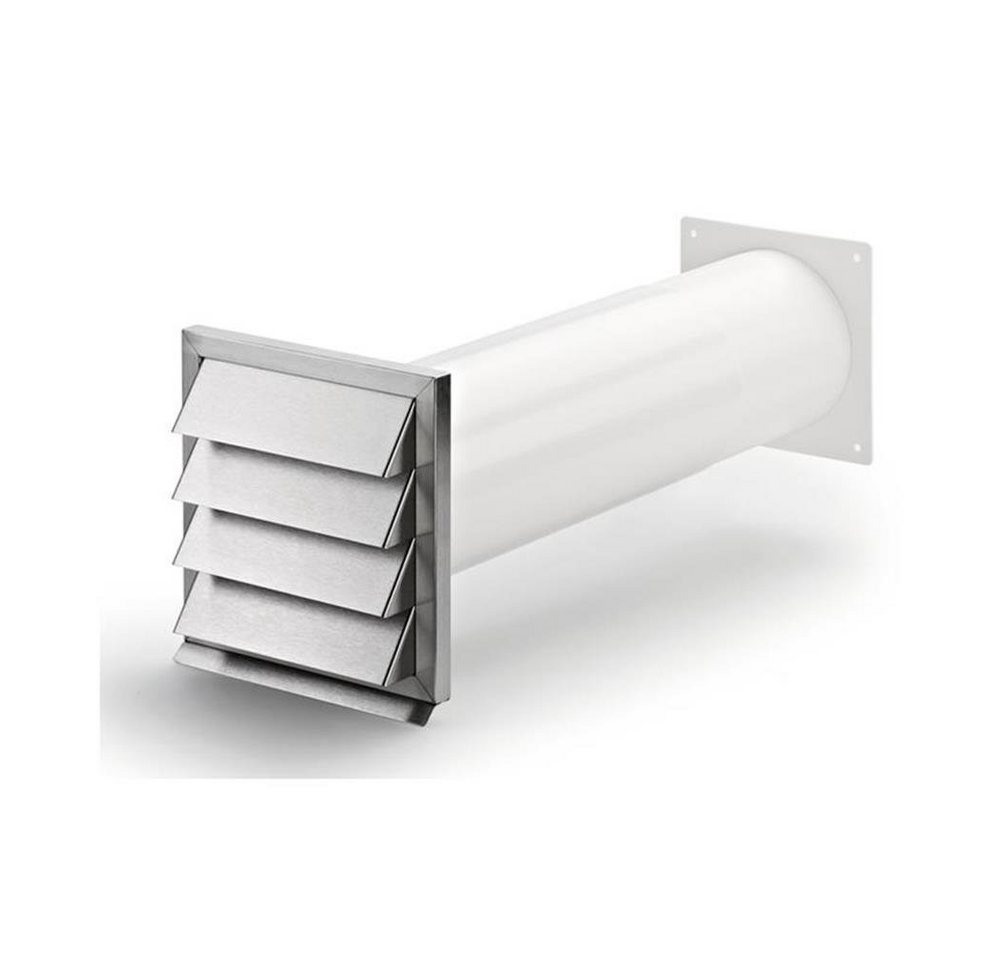 Naber Mauerkasten Naber COMPAIR System Ø 125 Klima-E 125 Mauerkasten Jalousie Edelstahl von Naber