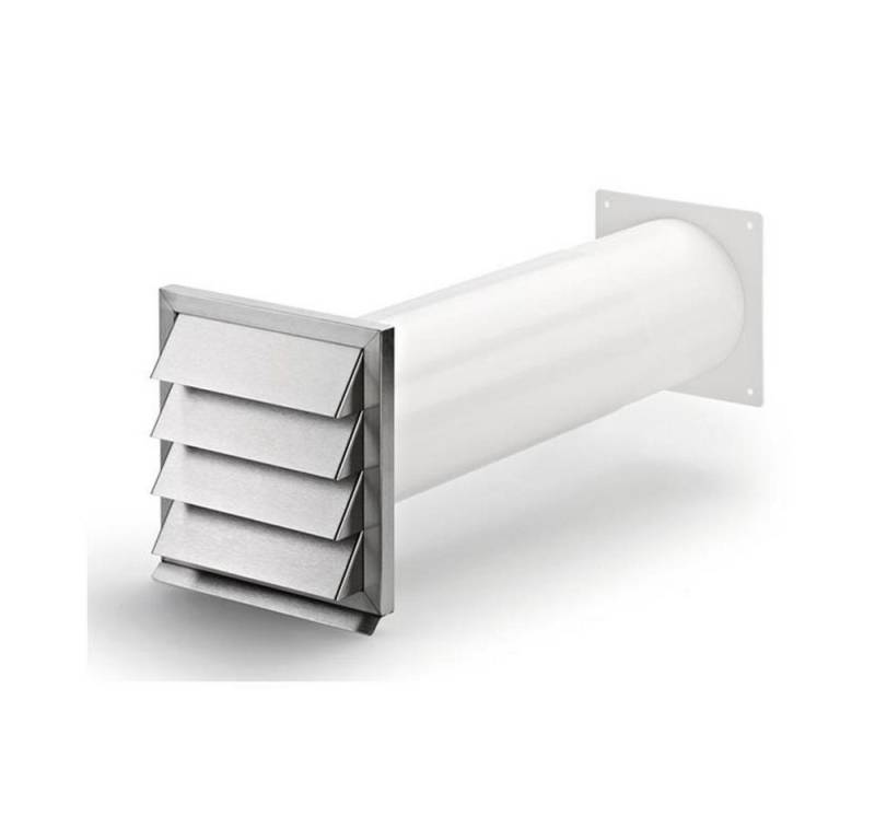Naber Mauerkasten Naber COMPAIR System Ø 125 Klima-E 125 Mauerkasten Jalousie Edelstahl von Naber