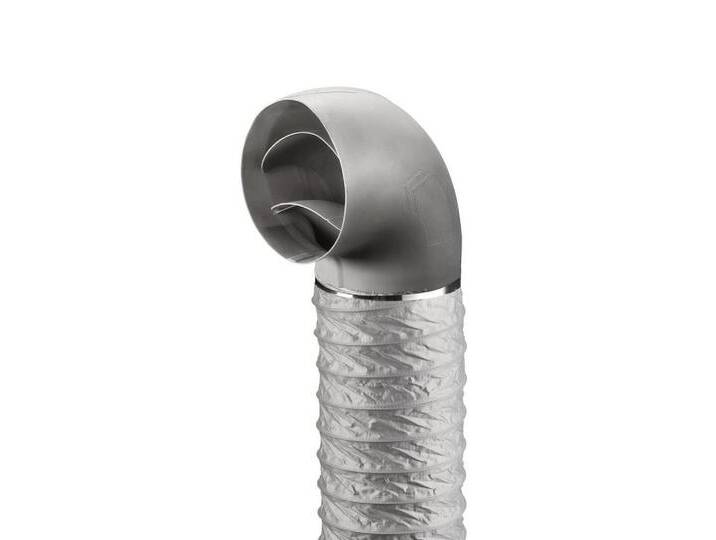 Naber Montagezubehör Dunstabzugshaube COMPAIR PRIME flow® P-RBVX 150 Rohrbogen 90° mit Flexkanal 1000 mm von Naber