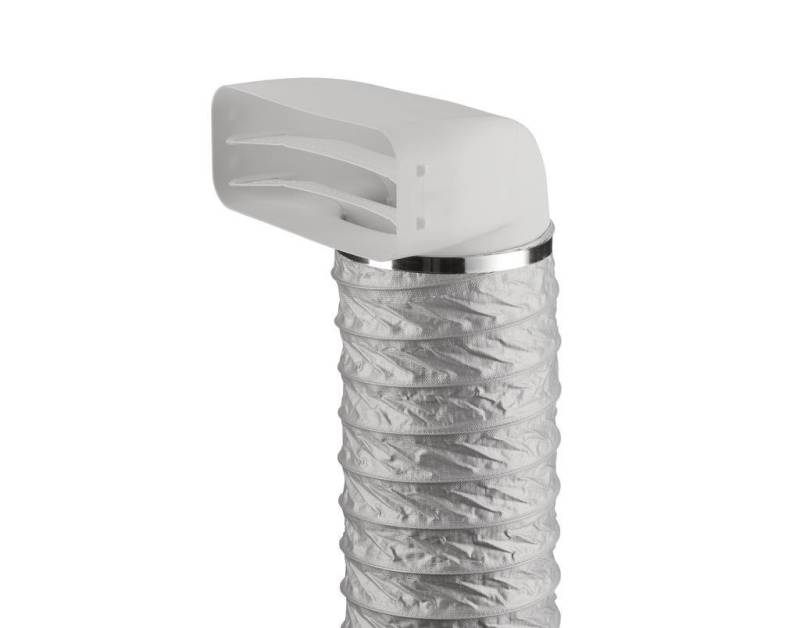 Naber Montagezubehör Dunstabzugshaube COMPAIR PRIME flow® P-URX 150 Umlenkstück 90° mit Flexkanal 1000 mm von Naber