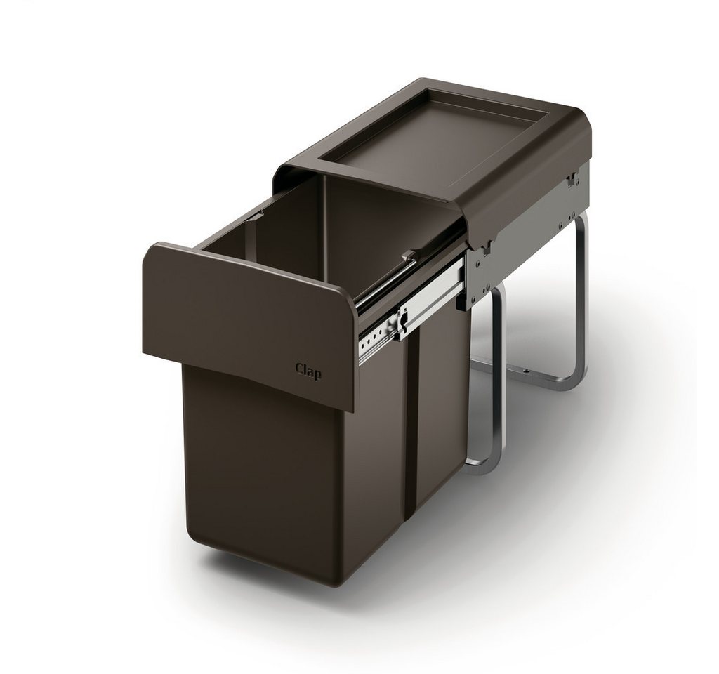 Naber Mülleimer Clap 1/300-1 Abfallsammler für Drehtüren anthrazit 8011450 von Naber