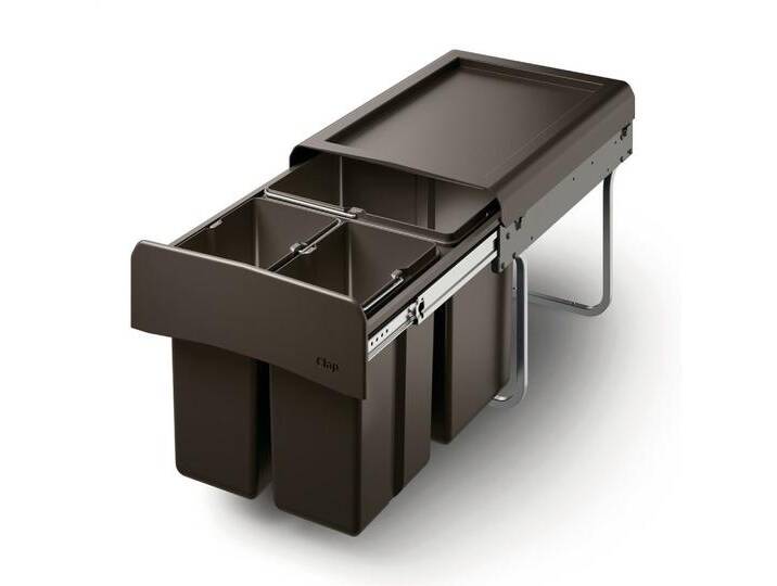 Naber Mülleimer Clap 2/450-3 Abfallsammler für Drehtüren anthrazit 8011453 Naber Mülleimer Clap 2/450-3 Abfallsammler für Drehtüren anthrazit 8011453 von Naber