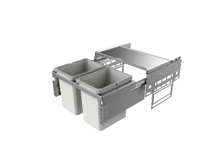 Naber Mülleimer Cox Base 360 K/600-2 Abfallsammler für Frontauszüge hellgrau H 360 mm Naber Mülleimer Cox Base 360 K/600-2 Abfallsammler für Frontauszüge hellgrau H 360 mm von Naber