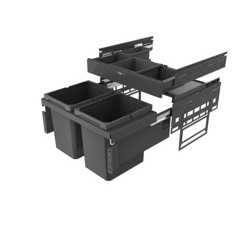 Naber Mülleimer Cox Base 360 K/600-2 mit Abfallsammler für Frontauszüge H 460mm Naber Mülleimer Cox Base 360 K/600-2 mit Abfallsammler für Frontauszüge H 460mm von Naber