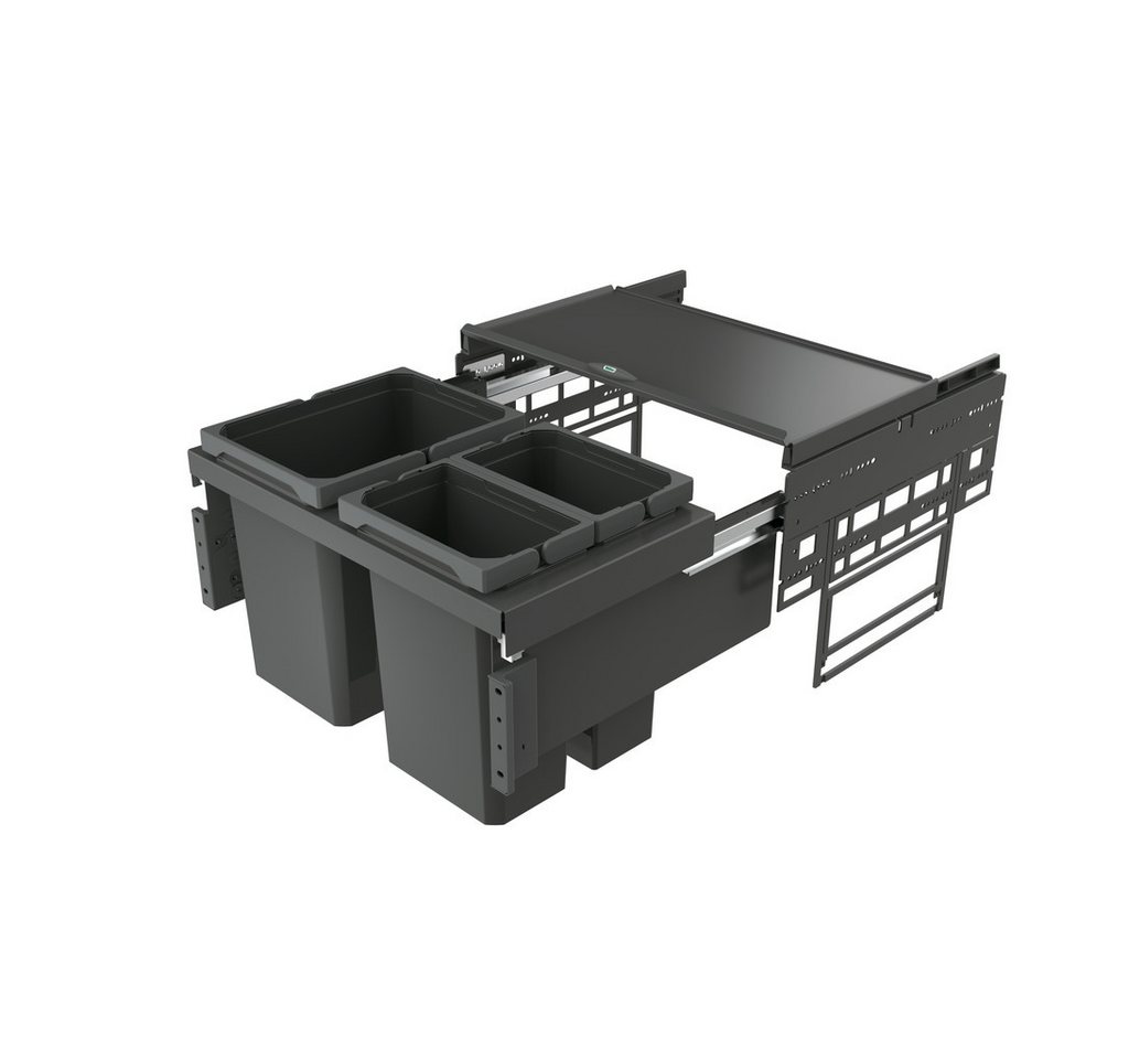 Naber Mülleimer Cox Base 360 K/600-3 Abfallsammler für Frontauszüge anthrazit H 360mm Naber Mülleimer Cox Base 360 K/600-3 Abfallsammler für Frontauszüge anthrazit H 360mm von Naber