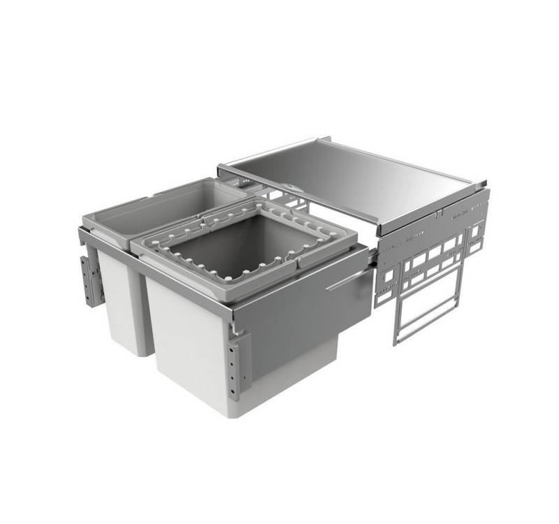 Naber Mülleimer Cox Base 360 R/600-2 Abfallsammler für Frontauszüge hellgrau H 360 mm Naber Mülleimer Cox Base 360 R/600-2 Abfallsammler für Frontauszüge hellgrau H 360 mm von Naber