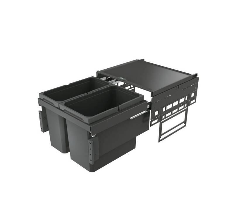 Naber Mülleimer Cox Base 360 S/500-2 Abfallsammler für Frontauszüge anthrazit H 360mm Naber Mülleimer Cox Base 360 S/500-2 Abfallsammler für Frontauszüge anthrazit H 360mm von Naber