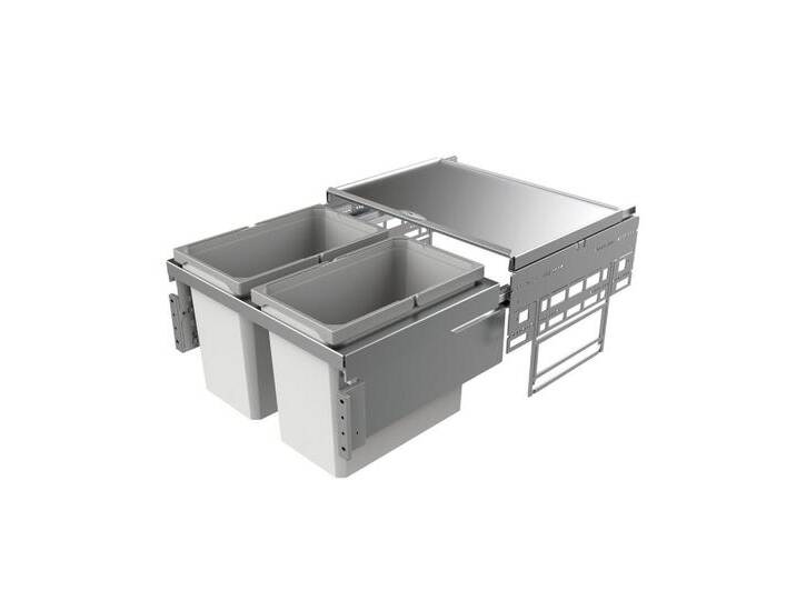 Naber Mülleimer Cox Base 360 S/600-2 Abfallsammler für Frontauszüge hellgrau H 360 mm Naber Mülleimer Cox Base 360 S/600-2 Abfallsammler für Frontauszüge hellgrau H 360 mm von Naber