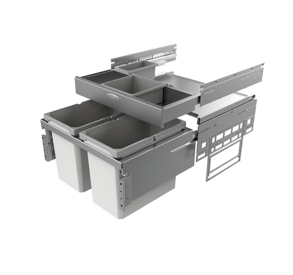 Naber Mülleimer Cox Base 360 S/600-2 mit Abfallsammler für Frontauszüge H 460mm Naber Mülleimer Cox Base 360 S/600-2 mit Abfallsammler für Frontauszüge H 460mm von Naber