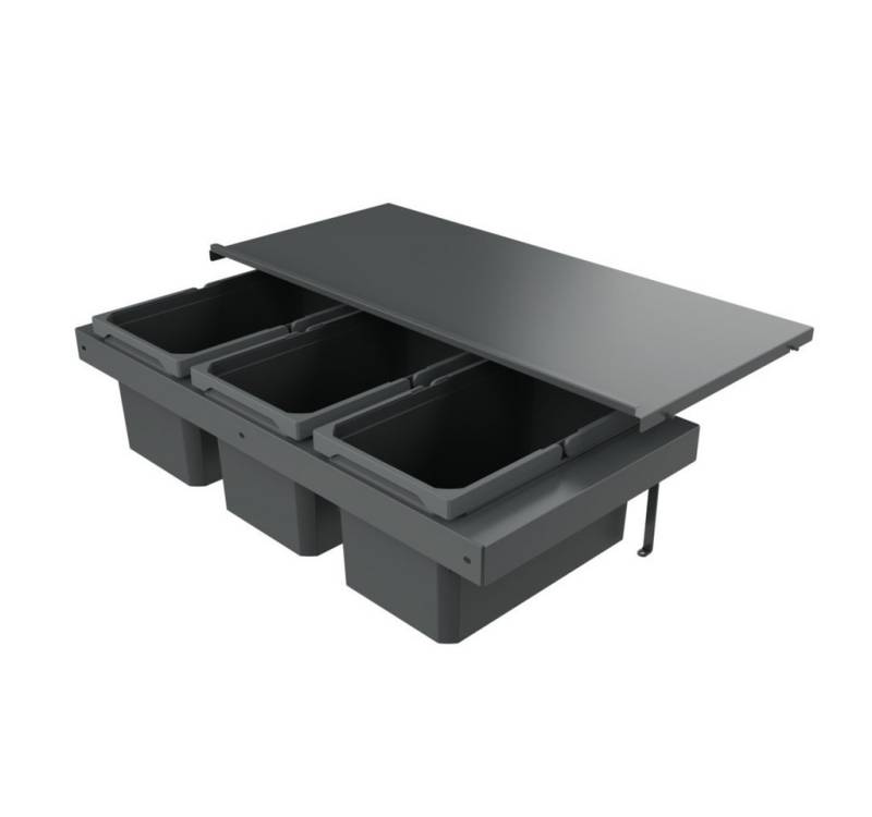 Naber Mülleimer Cox Stand-UP 250 S/900-3, Abfallsammelsystem, anthrazit, H 250mm Naber Mülleimer Cox Stand-UP 250 S/900-3, Abfallsammelsystem, anthrazit, H 250mm von Naber