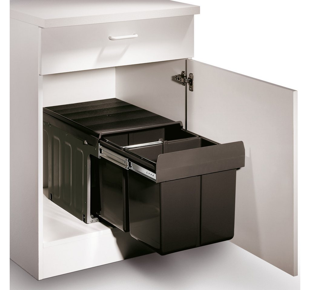 Naber Mülleimer Double Master Abfallsammler für Drehtüren anthrazit 8012086 von Naber