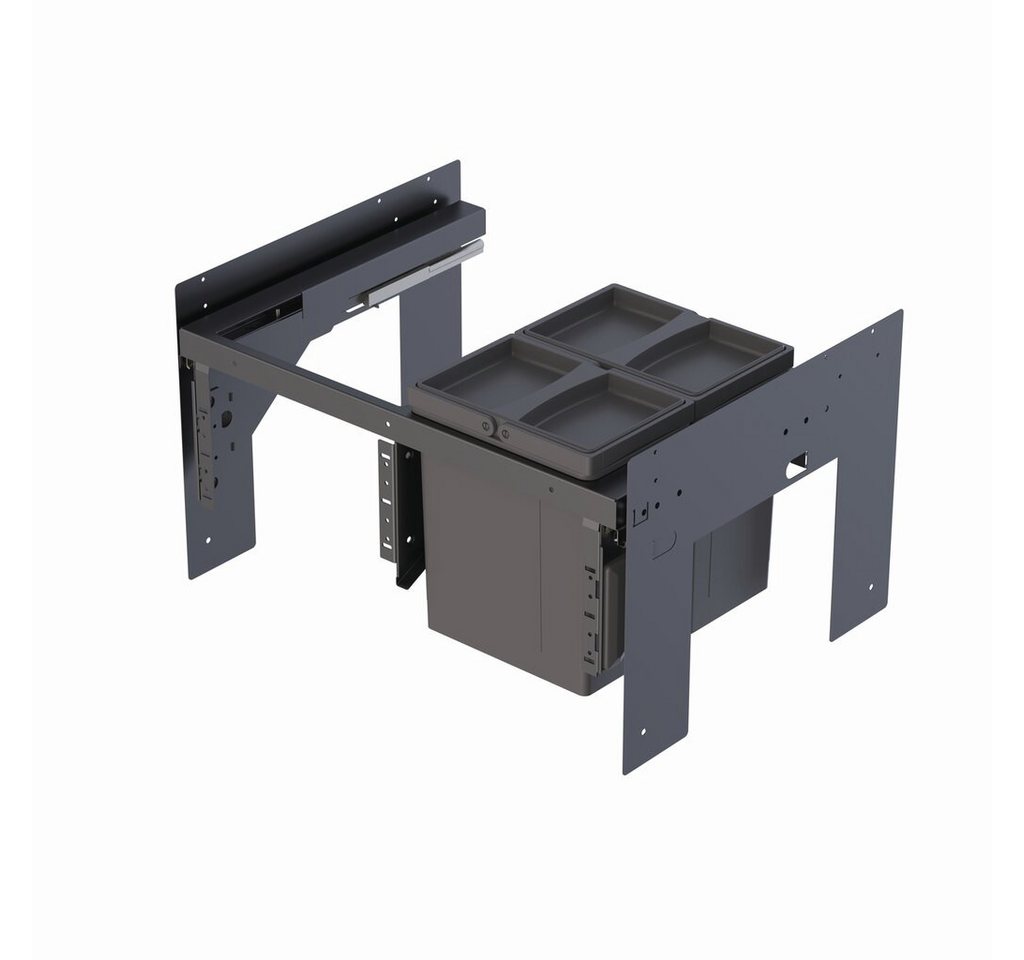 Naber Mülleimer WESCO Pullboy Soft Fusion 320 K/600-2, Abfallsammelsystem, anthrazit von Naber