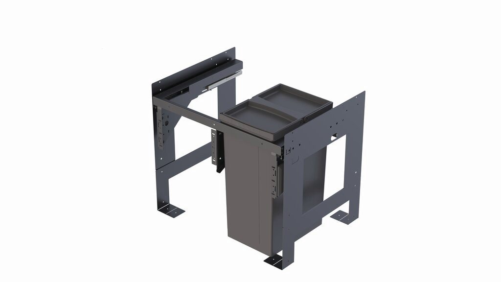 Naber Mülleimer WESCO Pullboy Soft Fusion 480 K/600-1, Abfallsammelsystem, anthrazit von Naber