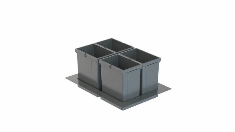 Naber Mülleimer WESCO Pullboy Versa 265 K/600-4 Abfallsammelsystem oriongrau, H 265 mm Naber Mülleimer WESCO Pullboy Versa 265 K/600-4 Abfallsammelsystem oriongrau, H 265 mm von Naber