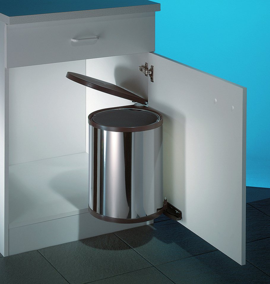 Naber Mülleimer WESCO Rondo 2, Abfallsammelsystem, Edelstahl von Naber