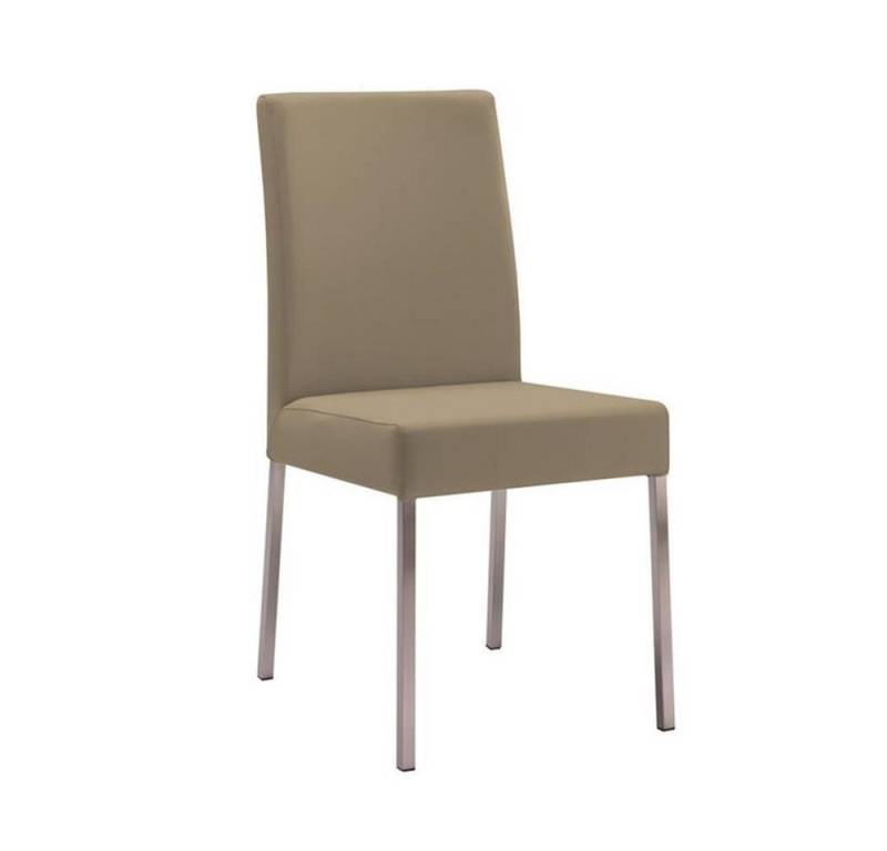 Naber Stuhl Naber Stuhl Bruck 1K, Gestell Edelstahl, Bezug schlamm dunkel Naber Stuhl Naber Stuhl Bruck 1K, Gestell Edelstahl, Bezug schlamm dunkel von Naber