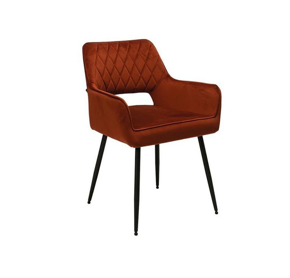 Naber Stuhl Naber Stuhl Lera 1V, Gestell schwarz, Bezug kupfer Naber Stuhl Naber Stuhl Lera 1V, Gestell schwarz, Bezug kupfer von Naber