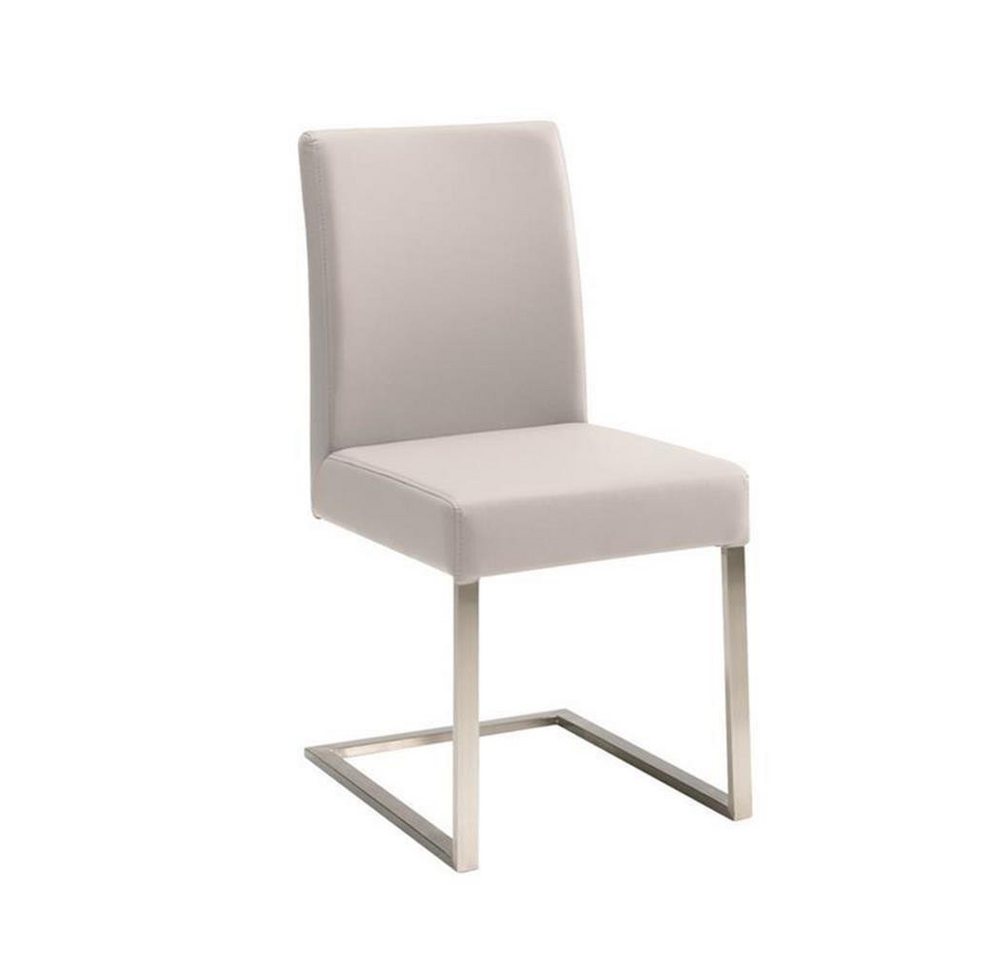 Naber Stuhl Naber Stuhl Zesen 1K, Gestell Edelstahl, Bezug weiß von Naber