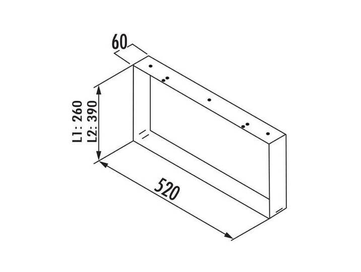 Naber Tischgestell Kufe für Sideboard, Edelstahl, H 260 mm Naber Tischgestell Kufe für Sideboard, Edelstahl, H 260 mm von Naber