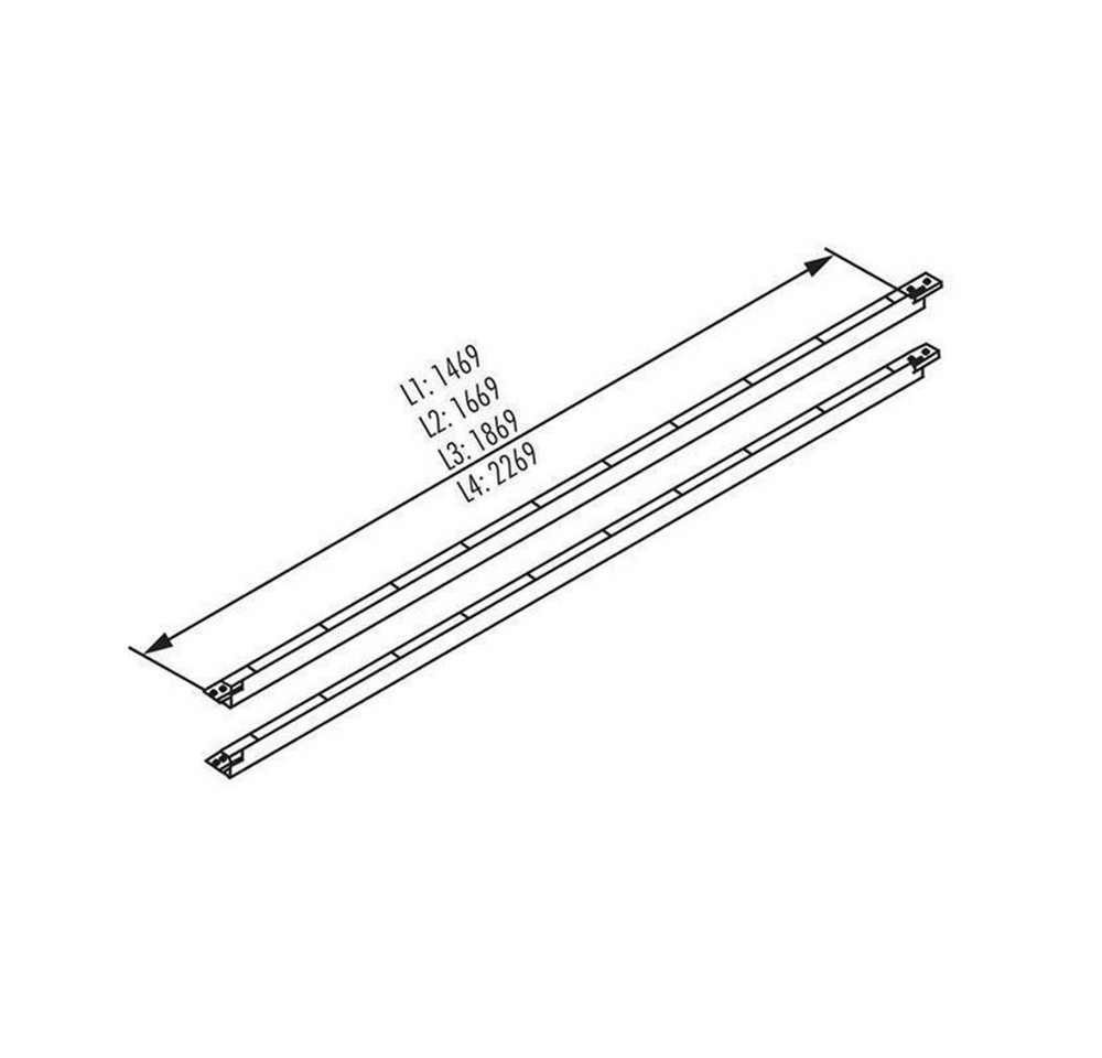 Naber Tischgestell Naber Quertraverse, L 1470 mm Naber Tischgestell Naber Quertraverse, L 1470 mm von Naber