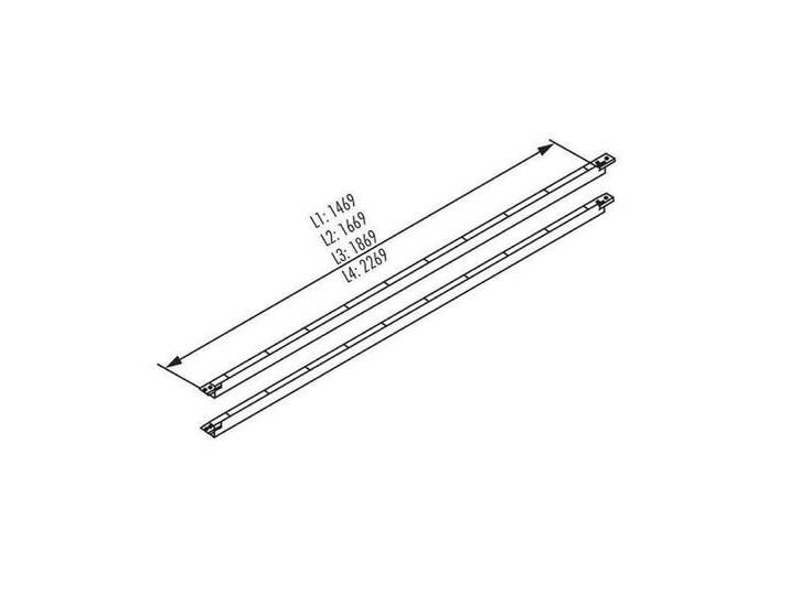 Naber Tischgestell Quertraverse, L 1470 mm Naber Tischgestell Quertraverse, L 1470 mm von Naber