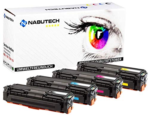 4 FABRIKNEUER NABUTECH Toner nach (ISO-Norm 19798) als Ersatz für CLT-P504C für Samsung CLP-410 CLP-415N CLP-415NW CLX-4190 CLX-4195FN CLX-4195FW CLX-4195N Xpress C1810W C1860FW von Nabutech