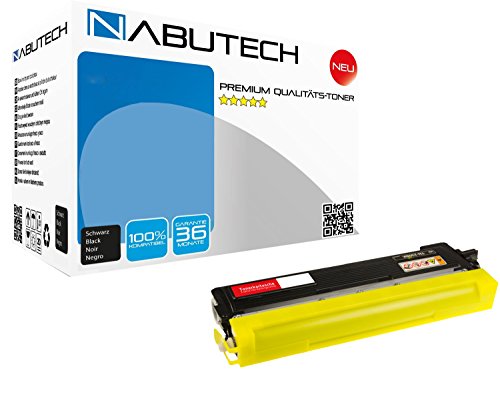 Nabutech FABRIKNEUER Toner mit 80% mehr Leistung für TN230BK Schwarz Brother HL 3000 Series HL 3040cn HL 3070cw MFC 9120cn MFC 9320cw DCP 9010cn, 3700 Seiten, die Druckqualität wie beim Original von Nabutech