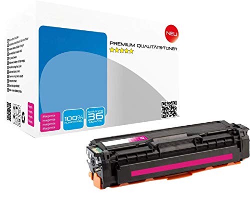 Nabutech FABRIKNEUER Toner (35 Prozent mehr Leistung) als Ersatz für CLT-M504S Magenta für Samsung CLP-410 CLP-415N CLP-415NW CLX-4190 CLX-4195FN CLX-4195FW CLX-4195N Xpress C1810W C1860FW von Nabutech