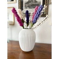 Hyazinthen I Deko Zweig Osterdeko Handgefilzter Dekoration Blumenstrauß Filz Frühlingsblüher von NachaInterior