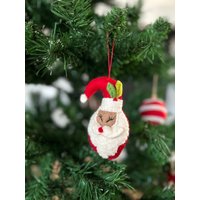 Weihnachtsanhänger Weihnachtsmann I Christbaumschmuck Weihnachtsdeko Winter Weihnachtsbaum Nikolaus Deko von NachaInterior