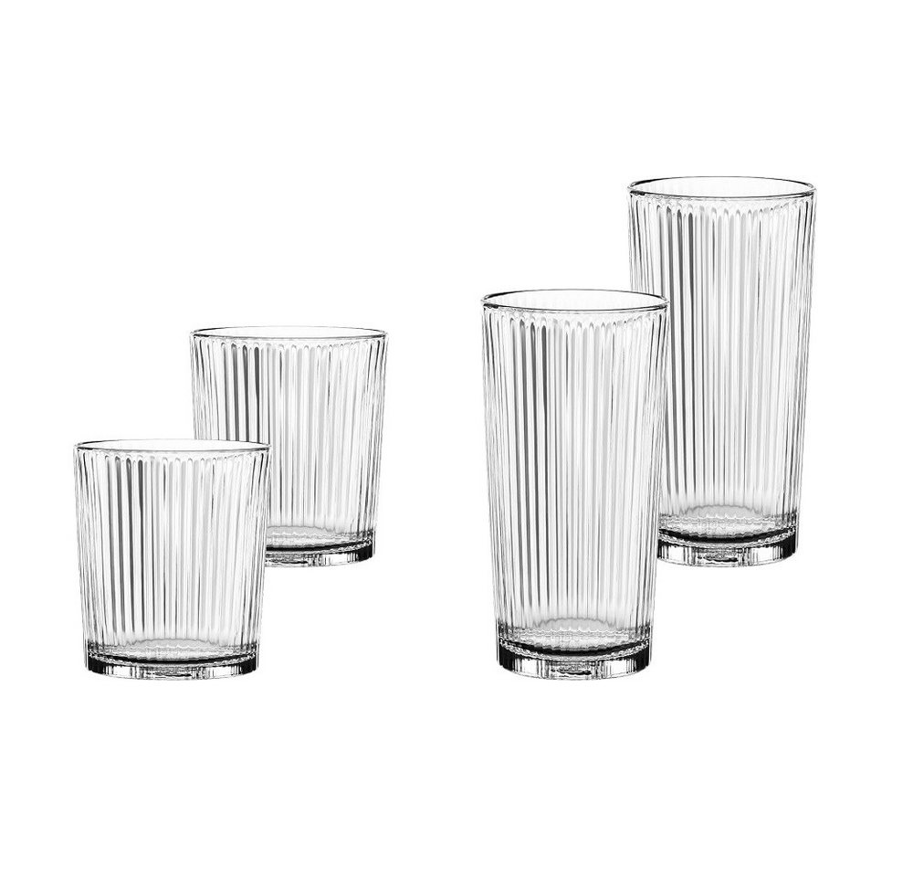 Nachtmann Cocktailglas Nachtmann Aperitivo Becher Set Becher/Longdrink 8 tlg., Kristallglas von Nachtmann