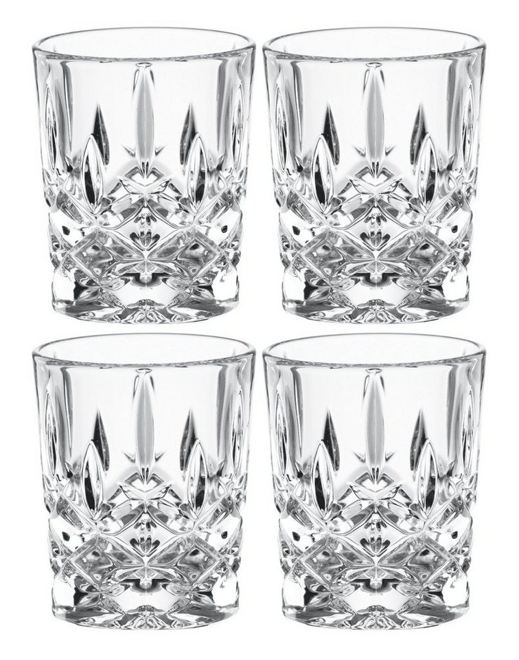 Nachtmann Glas NOBLESSE, Stamper 4er-Set, Transparent, 55 ml, Glas, Made in Germany von Nachtmann