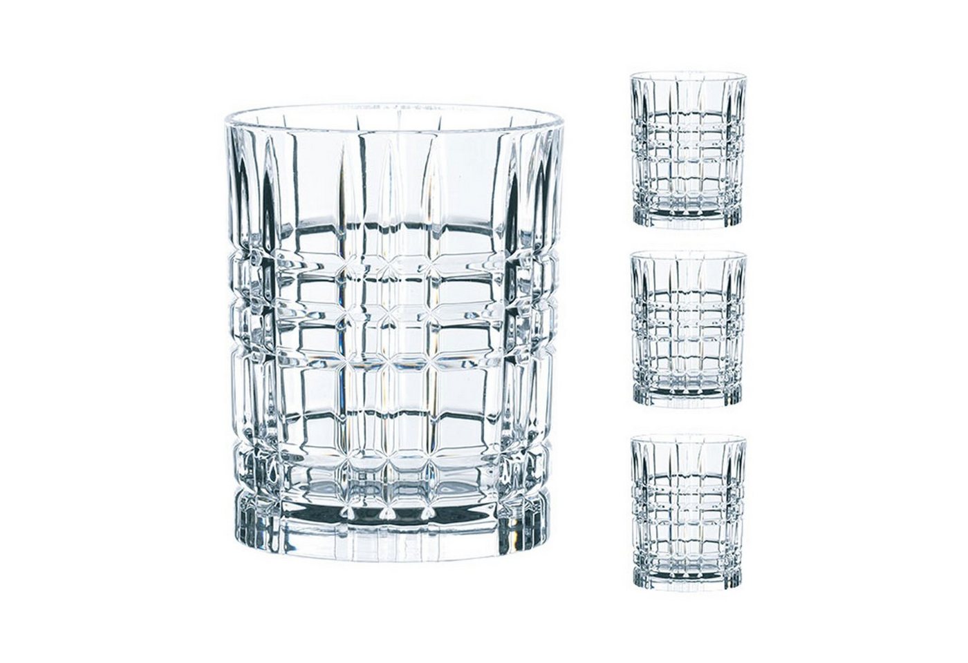 Nachtmann Glas Square Whiskeyglas, Kristallglas von Nachtmann