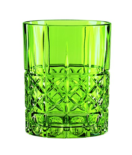 Nachtmann Whisky Glas 345 ml, Grün, Highland, 97444, Whiskyglas aus Kristallglas, Tumbler spülmaschinenfest Nachtmann Whisky Glas 345 ml, Grün, Highland, 97444, Whiskyglas aus Kristallglas, Tumbler spülmaschinenfest von Nachtmann