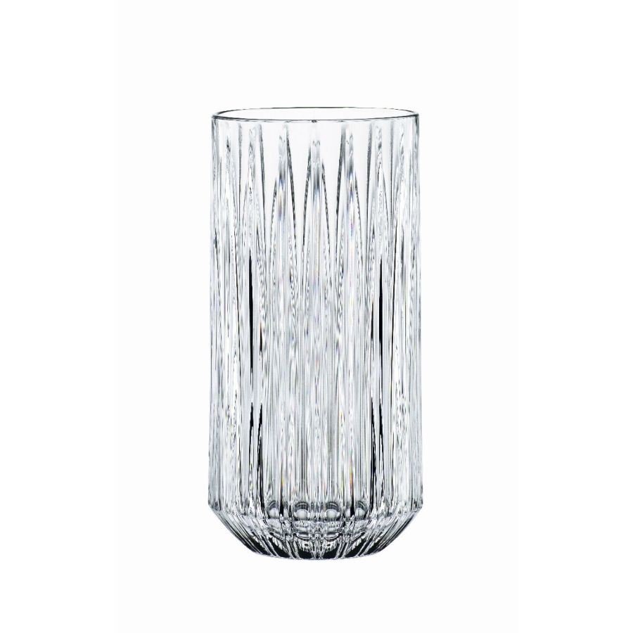 Nachtmann Jules Longdrink-Glas 4er-Set - kristall - 4 Gläser à 375 ml von Nachtmann
