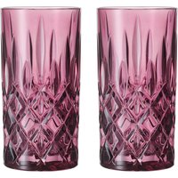 Nachtmann Longdrinkglas Noblesse 2er-Set NOBLESSE, Kristallglas von Nachtmann