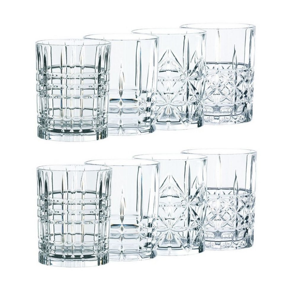 Nachtmann Schnapsglas Nachtmann Highland Whisky 8er Set, Kristallglas von Nachtmann