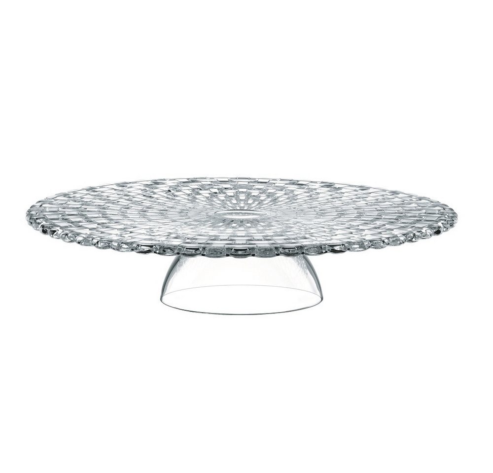 Nachtmann Servierplatte Nachtmann Bossa Nova Cake Plate / Chip And Dip 32 cm, Glas, (Packung) von Nachtmann