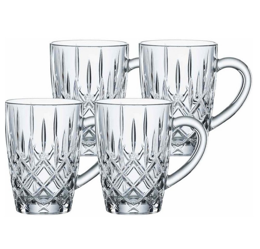 Nachtmann Thermoglas Nachtmann Noblesse Becher für Heißgetränke/Teebecher 4er Set, Kristallglas von Nachtmann