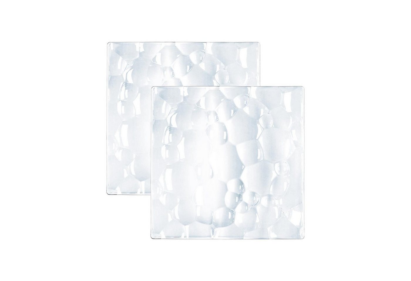 Nachtmann Servierplatte Sphere Platte quadratisch 21 x 21 cm 2er Set, Glas, (2-tlg) von Nachtmann